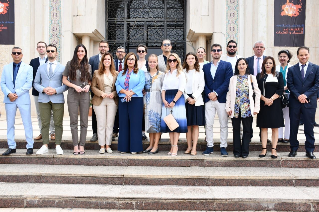 La Maire de Rabat recroît une délégation de la Jeunesse du Parti ...